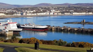 Steam packet vessels in Douglas harbour